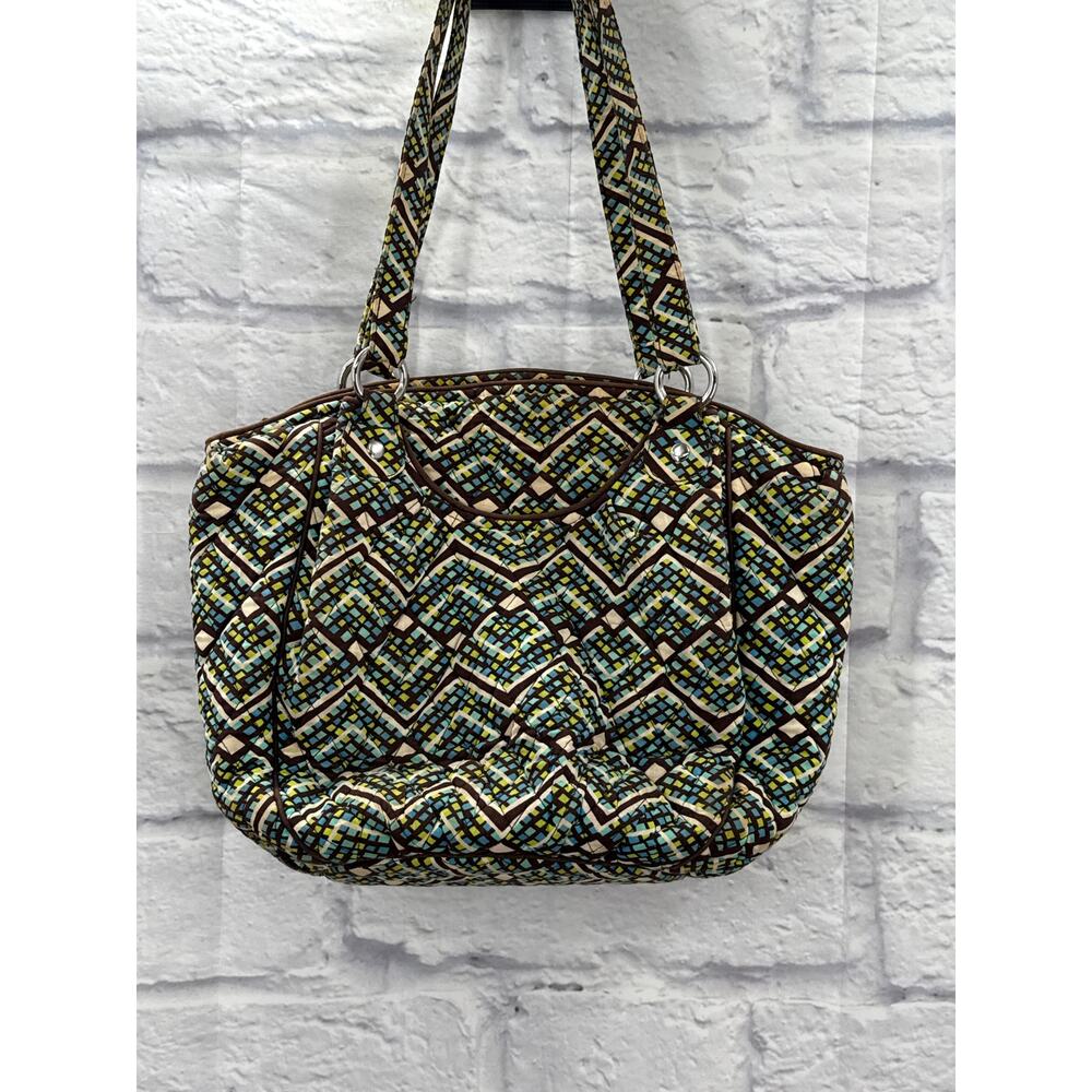 Vera Bradley Women's Multicolored Hadley Satchel Shoulder Bag